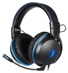 Sades Fpower SA-717-BL Over Ear Μπλε