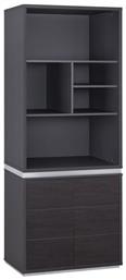 Βιβλιοθήκη Rosewood 81.5x40x200εκ. Καφέ