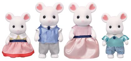 Epoch Toys Παιχνίδι Μινιατούρα Sylvanian Families Marshmallow Mouse Family για 3+ Ετών