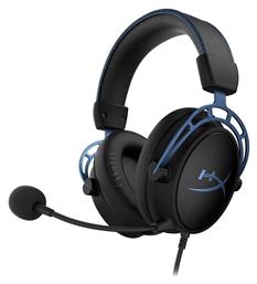 HyperX Cloud Alpha S Over Ear Gaming Headset με σύνδεση 3.5mm Μπλε