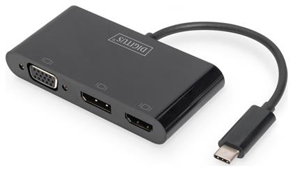 Digitus USB-C Docking Station με HDMI/DisplayPort 4K (DA-70859) από το Public