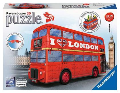 Puzzle London Bus 3D 216 Κομμάτια