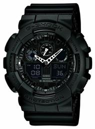 Casio G-Shock Ρολόι Χρονογράφος Μπαταρίας με Μαύρο Καουτσούκ Λουράκι