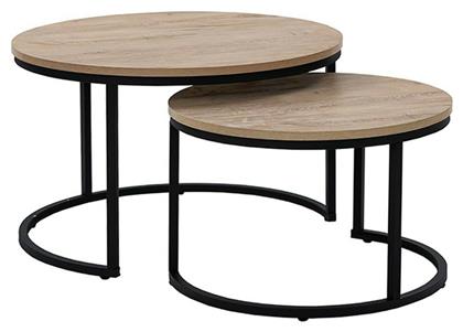 Σετ Ζιγκόν Mino 2τμχ 74x74x59cm Μαύρο