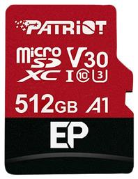 Patriot EP microSDXC 512GB Class 10 U3 V30 A1 UHS-I