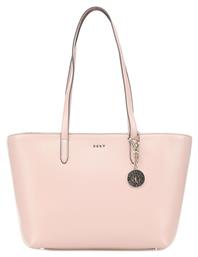 DKNY Bryant R74A3014 Δερμάτινη Γυναικεία Τσάντα Shopper 'Ωμου Ροζ