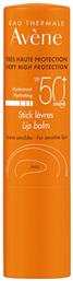 Avene Eau Thermale High Protection Hydrating Lip Balm SPF50 Αντηλιακό Stick 3gr