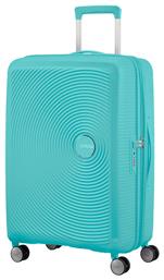 American Tourister Soundbox Spinner Βαλίτσα Καμπίνας με ύψος 55cm σε Μπλε χρώμα