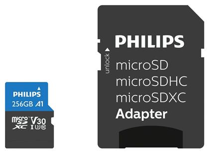 Philips Ultra Pro microSDXC 256GB Class 10 U3 V30 UHS-I από το Public