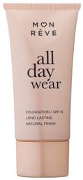 Mon Reve All Day Wear Foundation SPF15 35ml