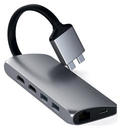 Satechi Docking Station με Διπλό USB-C HDMI 4K PD Ethernet (STTCDMMA)