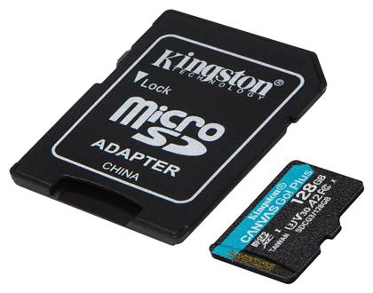 Kingston Canvas Go! Plus microSDXC 128GB Class 10 U3 V30 UHS-I από το e-shop