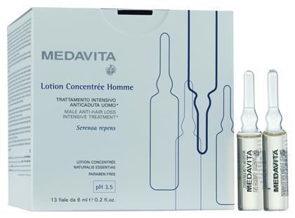 Medavita Lotion Concentree Homme Αμπούλες Μαλλιών κατά της Τριχόπτωσης 13x6ml