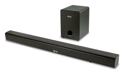 Akai ASB-6WSW Soundbar 70W 2.1 με Ασύρματο Subwoofer και Τηλεχειριστήριο Μαύρο