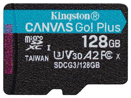 Kingston Canvas Go! Plus microSDXC 128GB Class 10 U3 V30 A2 UHS-I