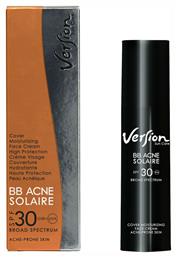 Version BB Acne Solaire Αντηλιακή Κρέμα Προσώπου SPF30 με Χρώμα 50ml