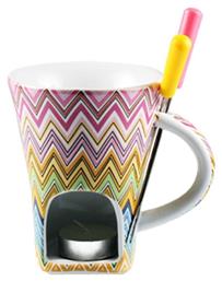 Espiel Σκεύος για Φοντύ με Ρεσώ από Πορσελάνη 2 Ατόμων 9.5x9.5x12.5εκ.