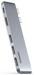 Ugreen CM251 Docking Station με Διπλό USB-C HDMI 4K PD
