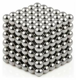 M-Cube Silver Μαγνητικές Μπίλιες για Διακόσμηση Γραφείου 216τμχ σε Ασημί χρώμα