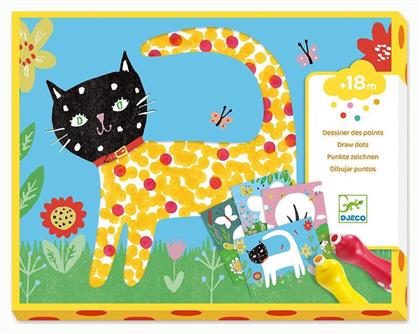 Djeco Ζωγραφική Small Dots Painting Set για Παιδιά 1.5+ Έτους