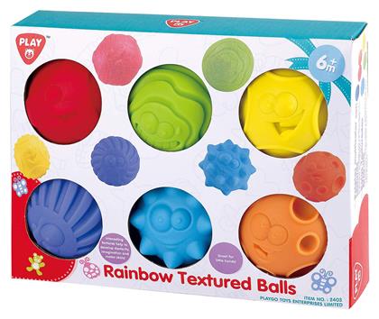 Playgo Rainbow Balls για 6+ Μηνών