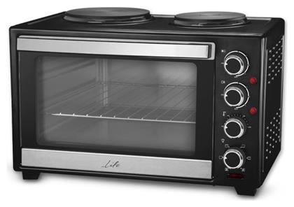 Life Ηλεκτρικό Φουρνάκι 38lt με 2 Εστίες και Αέρα
