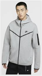 Nike Tech Fleece Ζακέτα Heather Grey με Κουκούλα από το Cosmossport