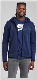 Nike Sportswear Tech Ανδρική Φούτερ Ζακέτα με Κουκούλα και Τσέπες Navy Μπλε από το Cosmossport