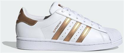 Adidas Superstar Γυναικεία Sneakers Cloud White / Copper Metallic / Core Black