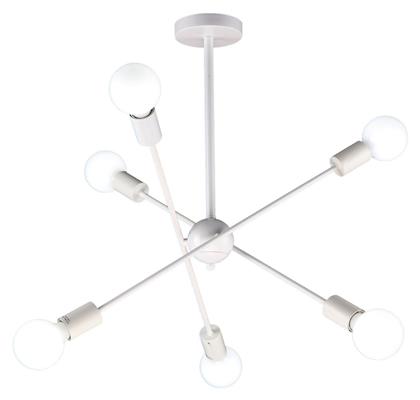 Home Lighting Gwen Κρεμαστό Φωτιστικό Λευκό 75x75x57εκ.