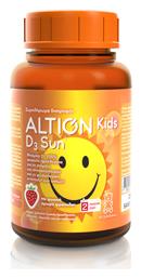 Altion Kids D3 Sun Βιταμίνη για Ανοσοποιητικό Φράουλα 60 ζελεδάκια