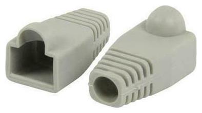 Powertech RJ45 Strain Relief Boot 10τμχ Grey