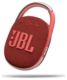 JBL Clip 4 Αδιάβροχο Ηχείο Bluetooth 5W με Διάρκεια Μπαταρίας έως 10 ώρες Κόκκινο