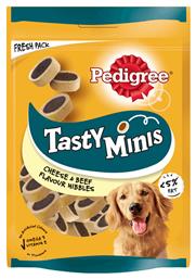 Pedigree Tasty Minis Λιχουδιά Σκύλου με Μοσχάρι και Τυρί 140gr