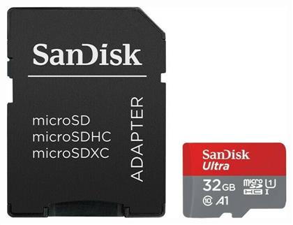 Sandisk Ultra microSDHC 32GB Class 10 U1 A1 UHS-I από το e-shop