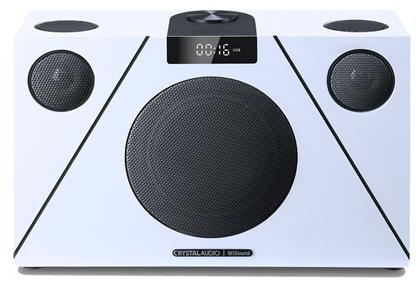 Crystal Audio Ηχοσύστημα 6.1 3D-74 WiSound 100W με Digital Media Player και Bluetooth Λευκό