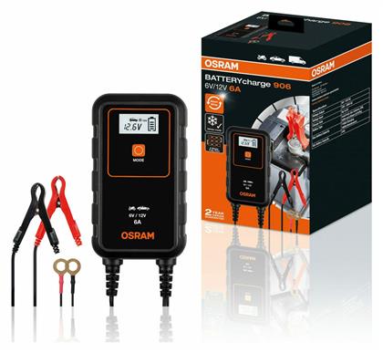 Osram BATTERYcharge 906 Φορτιστής Μπαταρίας Αυτοκινήτου 6/12V 6A