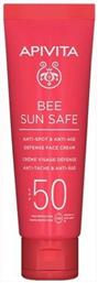 Apivita Bee Sun Safe Anti-Spot & Anti-Age Αδιάβροχη Αντηλιακή Κρέμα Προσώπου SPF50 50ml