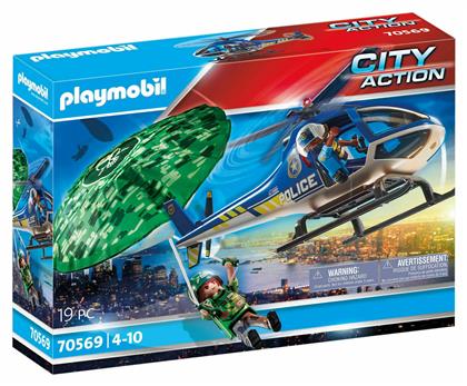 Playmobil City Action Εναέρια Αστυνομική Καταδίωξη για 4-10 ετών