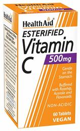 Health Aid Esterified Vitamin C Βιταμίνη 500mg 60 x 1 ταμπλέτες 60τμχ