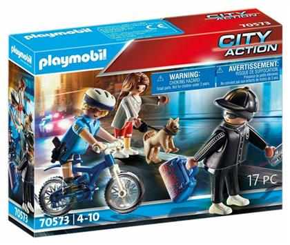 Playmobil City Action Αστυνομικός με Ποδήλατο & Πορτοφολάς για 4-10 ετών