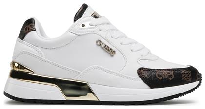 Guess Moxea Γυναικεία Sneakers Alb / Negru από το Spartoo