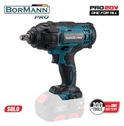 Bormann Pro BBP5100 Μπουλονόκλειδο Μπαταρίας 20V Solo με Υποδοχή 1/2''