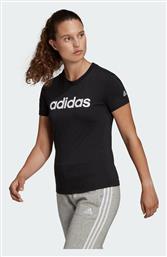 adidas Essentials Linear T-Shirt Μαύρο