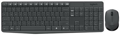 Logitech MK235 Ασύρματο - Σετ με Ποντίκι Αγγλικό US από το e-shop