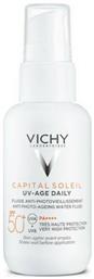 Vichy Capital Soleil UV-Age Daily Αδιάβροχη Αντηλιακή Κρέμα Προσώπου SPF50 40ml