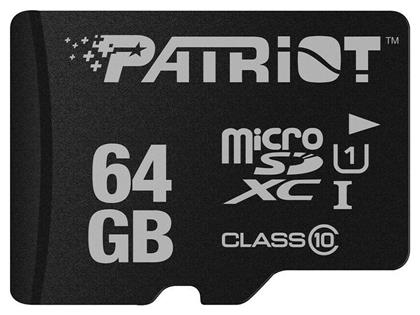 Patriot microSDXC 64GB Class 10 U1 High Speed από το e-shop