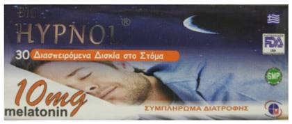 Medichrom Bio Hypnol Melatonin 10mg 30 υπογλώσσια δισκία
