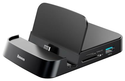 Baseus Hub Mate Docking Station Κινητού σε Μαύρο χρώμα