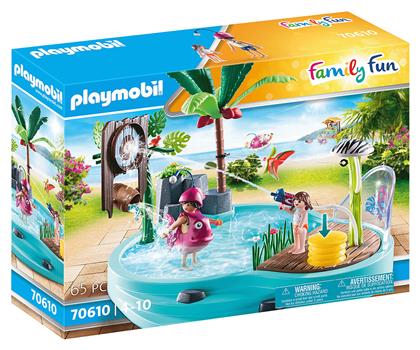 Playmobil Family Fun Small Pool with Water Sprayer για 4-10 ετών